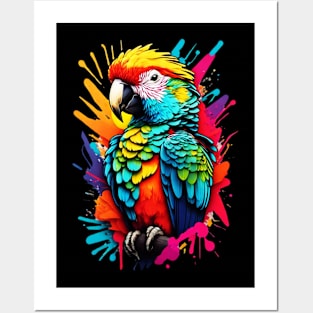 Colorful Parrot Posters and Art